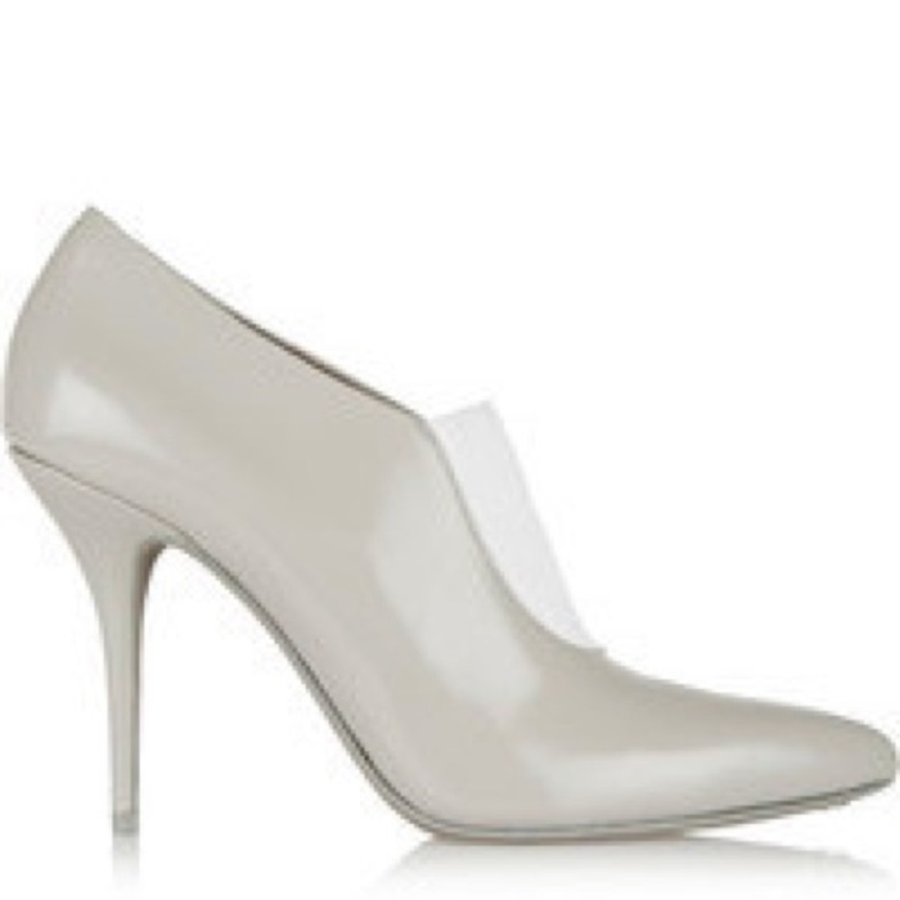 Alexander Wang โข Natasa Glossed Leather Ankle Boots